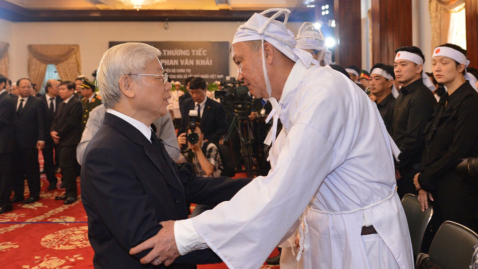 Khoảnh khắc lắng lòng tại lễ viếng nguyên Thủ tướng Phan Văn Khải